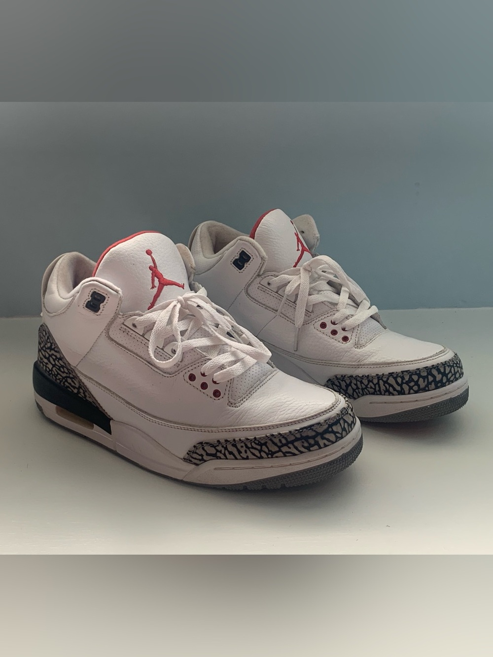 Jordan 3 white cement Basketball Sneakers